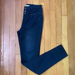 Arden B high-waist blue denim